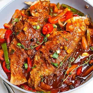 Brown Stew Fish